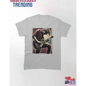 Rock Legend Guitarist In Action Classic Tshirt 1